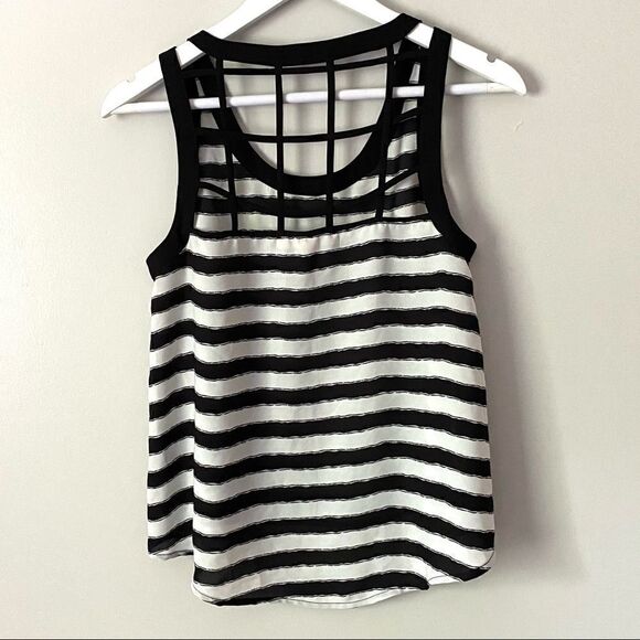 Forever21 striped sleeveless back lattice small Y2K - Picture 5 of 8